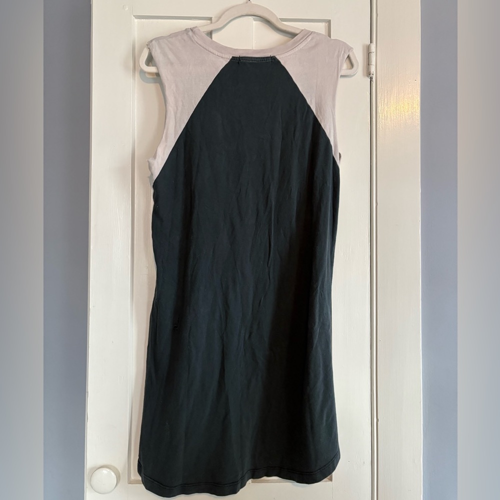 Day Dreamer Free People Sleeveless Johnny Cash Tee Shirt Dress Size Large - Picture 3 of 12